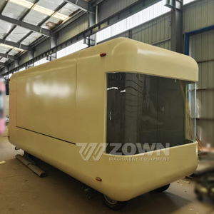 Luxury Fully Fitted Electric Food Trailer Custom Cabinet Layout Mobile Kitchen Truck Double Sink Water System Customizable Color - Product Image 2