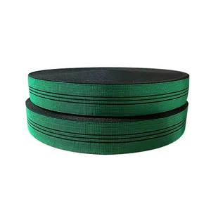 Huiteng Custom Elastische Webbing Tape Bekleding Elastische Groene 5Cm Breedte Stretch Rubber Band Sofa Elastische Banden Voor Meubels