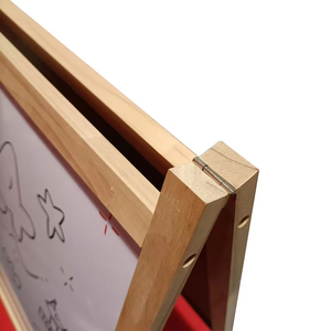 Wooden Children's Painting <b>Easel</b> Multifunctional Two-Fold Folding Educational Toy for Kids Holds Canvas - Product Image 5