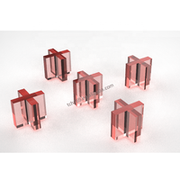 Lucite Tic Tac Toe X und O's Game Nullen und Kreuze Acryl-Spielset