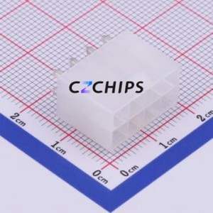 X9357WV-2x04-N2SN Wire-to-Board Pin Header Through hole Component (THT),P=4.2mm Connector 2x4P 4.2mm Through Hole 8P - Product Image 1