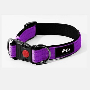 Venta caliente ajustable doble anillo en D <span class=keywords><strong>Collar</strong></span> para mascotas hebilla de seguridad mejorada patrón Floral de nailon reflectante personalizado para perros - Product Image 5