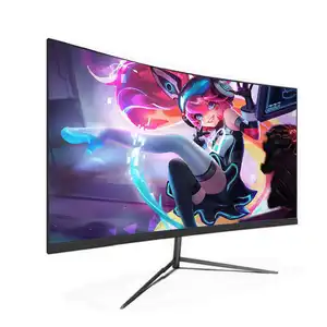 Monitor 27 Inch Curved Screen Monitor 165Hz Gaming PC 4k 1K 2K Breathing Light Gaming Monitor