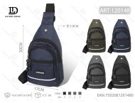 Borsa da petto multistrato con cerniera da uomo in nylon per uso quotidiano casual per tutte le stagioni MTH 120140 - Product Image 1