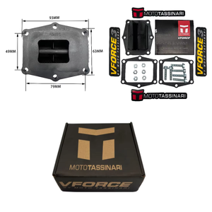 Nouvelle soupape à lamelles en fibre de carbone VForce pour moto CR250R TRX250 Yamaha YZ85 YZ400 <span class=keywords><strong>GasGas</strong></span> MC250 - Product Image 1