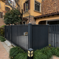 Clôture en lattes d'aluminium, panneau vertical, clôture à persiennes, extérieur, pour jardin, patio, cour, fabricant en gros, Chine, OEM