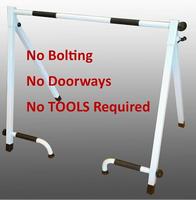 Portable Pull-up Bar Fitness Machine Travail Dos Biceps et Avant-Bras Musculation Entraînement Push-Pull 5 Minutes