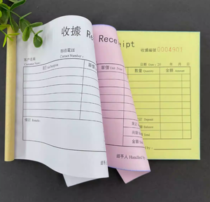 Carnet de commandes sans carbone NCR, Factures en duplicata, Billets en carton, Formulaires de double enregistrement, Reçus, Formulaires en deux exemplaires - Product Image 3