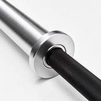 Barre d'haltérophilie olympique standard IWF 20KG 2200MM 190K PSI, barre de compétition chromée, barre de CrossFit