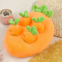 Jouet en peluche mignon en forme de carotte pour bébé, jouet à mâcher pour chien, jouet de récolte, cadeau d'anniversaire pour garçons et filles