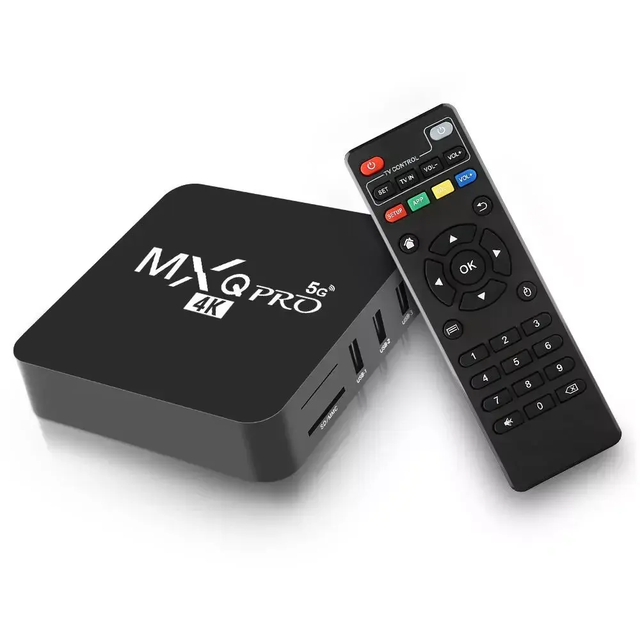 4K MXQPRO 5G Amlogic S905 4K Android Tv Box Smart Tv Box 4k Smart Direct Supply Media Player High Resolution 4K TV BOX