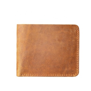 Bifold Cowhide Leather Slim Wallet Multi Card Holder Large Capacity Coins Purse Wallet for Men - Product Image 1