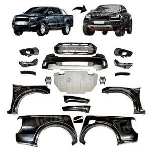 <span class=keywords><strong>Ranger</strong></span> Bodykit Mise à niveau vers les accessoires modifiés <span class=keywords><strong>Raptor</strong></span> avec pare-chocs avant Grill Fender Flares Pièces de rechange Kits de carrosserie - Product Image 6
