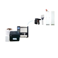 Imprimante d'étiquettes RFID ELFDAY ultra-rapide 203,2 mm/s 300 DPI, imprimante industrielle de transfert thermique de bureau UHF LT-ZM2R pour la logistique