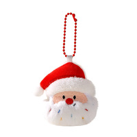 Vente en gros de porte-clés en peluche mignons, décorations d'arbre de Noël, pendentifs pour sacs, petits cadeaux pour enfants et étudiants, accessoires de porte-clés