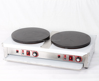 Machine à crêpe électrique professionnelle, mini crêpière, double poêle, appareil à crêpe, pour livraison rapide