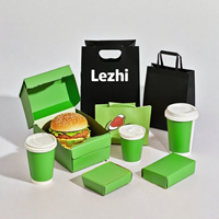 Caja de papel desechable para llevar patatas fritas, embalaje de alimentos, alitas de pollo personalizadas, cajas para hamburguesas, contenedor de caja de comida rápida para llevar
