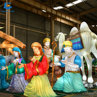 JFL-23 usine de haute qualité personnalisé thème Figure lanterne jésus Christ Festival lanterne