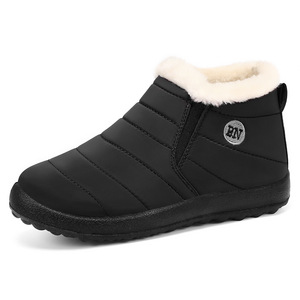 Botas de <span class=keywords><strong>nieve</strong></span> <span class=keywords><strong>impermeables</strong></span> con forro de piel cálida y suela de PU suave antideslizante <span class=keywords><strong>para</strong></span> invierno, botas de <span class=keywords><strong>nieve</strong></span> <span class=keywords><strong>para</strong></span> hombres y mujeres - Product Image 1