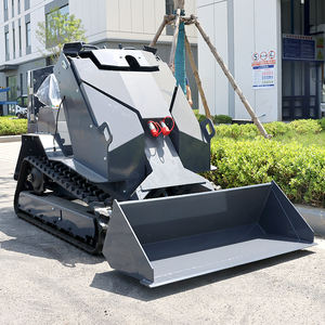 चीनी कारखाने हॉट 350 किलोग्राम फ्रंट एंड कस्टम रंग छोटे मिनी ट्रैक डीजल स्किड स्टीड लोडर - Product Image 3