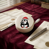 Boîte de rangement pour câbles de charge avec impression UV, design tendance et portable, produit promotionnel pour le bureau, cadeau de Noël