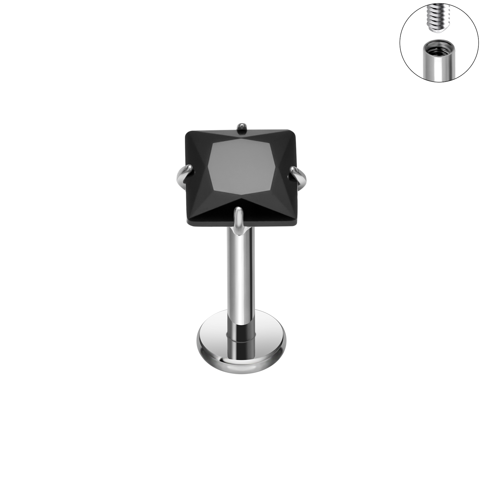 PVD Argento Nero Cristallo