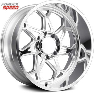 عجلات فورجكس المخصصة الساخنة المصنوعة من سبائك الألومنيوم المطروقة مقاس 20 و22 و24 و26 و28 و30 بوصة 8x6.5 8x170 8x180 عجلات مقعرة لسيارات رام 2500 و3500 وفورد - Product Image 1