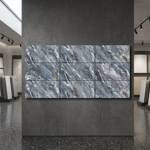 Azulejos de Porcelana con Efecto Mármol Indio de 600x1200 mm, Acabado Pulido y Esmaltado para Pisos Interiores Modernos - Product Image 5