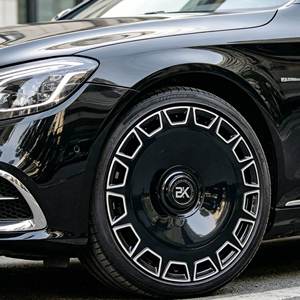 Jantes forgées BKU 5x112 20 21 22 pouces en alliage noir pour Mercedes <span class=keywords><strong>Maybach</strong></span> S450 <span class=keywords><strong>S560</strong></span> S680 W221 W222 W223 X222 Z223 W214 - Product Image 1