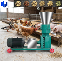 Nouvelle machine de traitement des granulés d'aliments pour petits animaux Najoo, moteur 110-380V, haute capacité 3-55kW, 100kg/h-3000kg/h, pour poulets et moutons