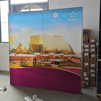 TIANLANG Stand modulaire haut de gamme 600x250cm avec mur arrière ouvert et configuration d'angle de réception