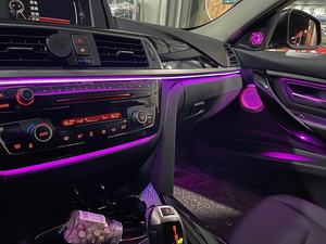 Luce Ambientale Icarsin a 64 Colori F30 per <span class=keywords><strong>BMW</strong></span> <span class=keywords><strong>Serie</strong></span> <span class=keywords><strong>4</strong></span> Gran Coupé F36 F33 F32, Finitura Cruscotto Auto, Aggiornamento Illuminazione Interna a LED - Product Image 5