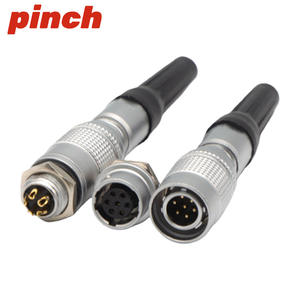 Conector de Aviación Pinch Yc8, Enchufe de 2, 3, 4, 5, 6, 7 Pines, Conector Push-Pull de 8 mm, Aleación de Aluminio Industrial - Product Image 3