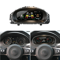 Panel Instrumen Speedometer Digital Mobil Virtual Cockpit 12,3 Inci untuk VW Passat B6 B7 CC 2012-2016 Upgrade Dashboard Otomatis