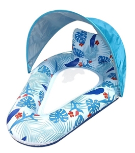 Mùa Hè Hồ Bơi <span class=keywords><strong>Inflatable</strong></span> Phòng Chờ Ghế Nước Ánh Sáng Hình Chữ U Ghế Sofa Với Mái Hiên - Product Image 1