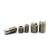 Polished 304 Stainless Steel Fastening Meter Screw Top Hexagon Socket Set Headless Lock Washer Machine M3-M10 Fasteners