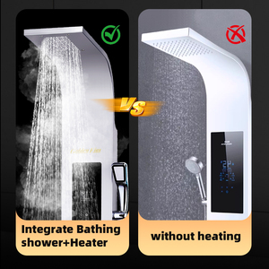 Panel <span class=keywords><strong>de</strong></span> <span class=keywords><strong>Ducha</strong></span> Inteligente con Calentador <span class=keywords><strong>de</strong></span> <span class=keywords><strong>Agua</strong></span> <span class=keywords><strong>de</strong></span> 7000W, Acero Inoxidable 304, Grifo <span class=keywords><strong>de</strong></span> <span class=keywords><strong>Ducha</strong></span> <span class=keywords><strong>para</strong></span> Baño, Calentador <span class=keywords><strong>de</strong></span> <span class=keywords><strong>Agua</strong></span> Eléctrico Instantáneo sin Tanque - Product Image 3