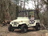 Buggy tout-terrain 4x4 haute performance 320cc pour adultes, châssis stable, structure durable, adapté à la ferme et à la chasse