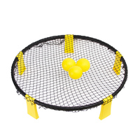 Jeu de Roundnet pour l'extérieur et l'intérieur, pelouse, plage, jardin, parc, jeu de Spike avec sac de transport