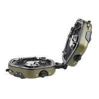 Réchaud de camping pliable à double brûleur GARIDA, réchaud à gaz butane, réchaud de pique-nique en plein air GCBG-053G