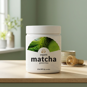 DEAL SUPPLEMENT Té Verde Matcha Orgánico Instantáneo en Polvo 2lbs (907g) |   Primera Cosecha Sin Azúcar |   Mezcla para Café de Grado Culinario - Product Image 1