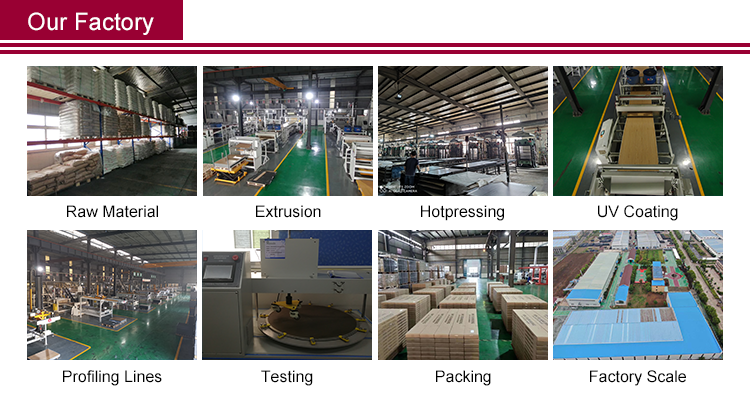 Customized Color Commercial Use Anti-scratch WPC Flooring  Waterproof Anti-slip Loose Lay Vinyl Flooring