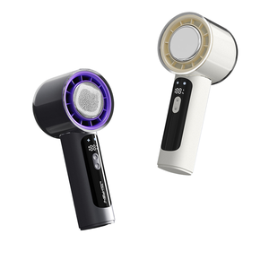 พัดลมตั้งโต๊ะแบบพกพาขนาดเล็ก รุ่นซัมเมอร์ ชาร์จไฟผ่าน USB ได้ ใช้พลังงานเทอร์โบ ความเร็วสูง ระบายความร้อน พัดลมมือถือ พลาสติก ใช้ในบ้าน รถยนต์ พกพาสะดวก ใช้กลางแจ้ง - Product Image 4