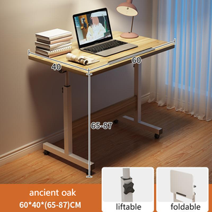 Modern taşınabilir eğitim & toplantı masası katlanır dizüstü bilgisayar masası tekerlekler ofis mobilyaları ev kullanımı için dayanıklı plaka malzemesi - Product Image 5