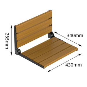 <span class=keywords><strong>Banc</strong></span> à chaussures et tabouret <span class=keywords><strong>de</strong></span> douche pliable moderne en chêne rouge imperméable <span class=keywords><strong>de</strong></span> 16 pouces avec dossier en alliage d'aluminium, capacité <span class=keywords><strong>de</strong></span> charge <span class=keywords><strong>de</strong></span> 180 kg, mobilier <span class=keywords><strong>de</strong></span> <span class=keywords><strong>salle</strong></span> <span class=keywords><strong>de</strong></span> <span class=keywords><strong>bain</strong></span> robuste - Product Image 5