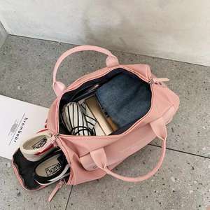 Sac de sport unisexe personnalisé, léger, imperméable, sac de voyage, sac de rangement, matériau Oxford, fermeture éclair, tendance - Product Image 6