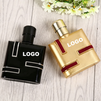 Parfum pour homme Luxe Noir et Or, Eau de Toilette, longue tenue, grande capacité, parfum boisé pour les affaires et les rendez-vous