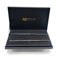 Boîte à bijoux en papier avec couvercle amovible d'estampage de feuille d'or rigide de luxe avec logo personnalisé Boîte d'emballage cosmétique personnalisée