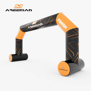 قوس قابل للنفخ مخصص للاستخدام الخارجي مع طباعة مخصصة، قوس أكسفورد للخط البداية والنهاية، قوس قابل للنفخ لمدخل سباق الماراثون والإعلانات - Product Image 2