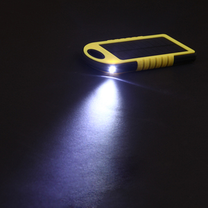 Banque D'énergie solaire 5000mah Téléphone Portable Batterie Chargeur Double Usb Led avec <span class=keywords><strong>Crochet</strong></span> D'<span class=keywords><strong>escalade</strong></span> - Product Image 2